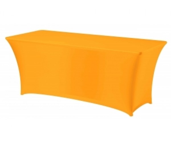 Orange Lycra Trestle Tablecloth 