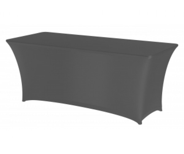 Grey Spandex Trestle Tablecloth 