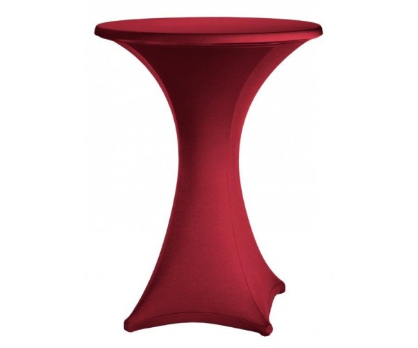 Burgundy Spandex Poseur Tablecloth 