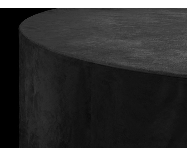 Black Sandringham Circular Tablecloth 