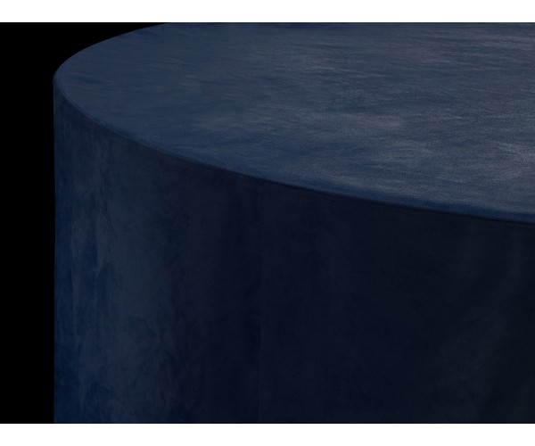 Navy Sandringham Circular Tablecloth 