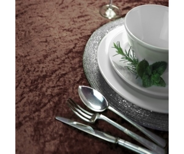 Brown Crushed Velvet 