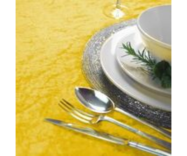 Yellow Crushed Velvet 