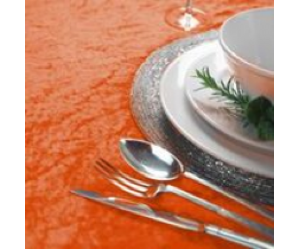 Orange Crushed Velvet 