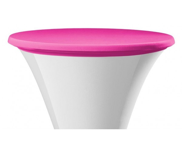 Cerise Spandex Table Topper 