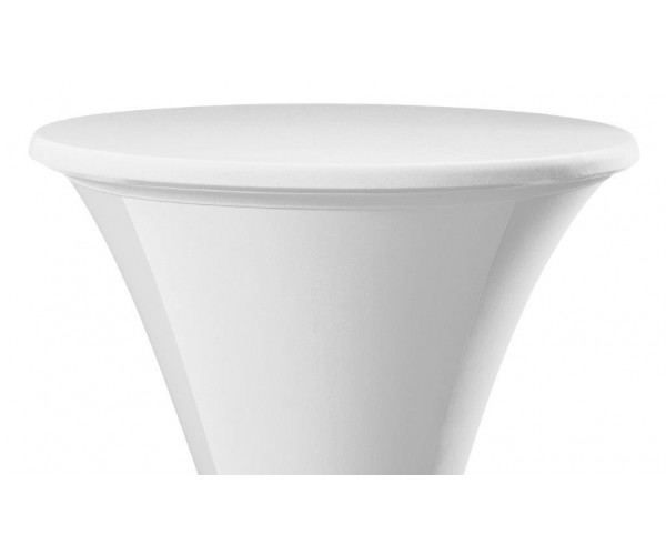 White Spandex Table Topper 