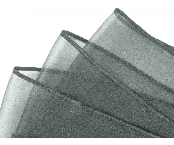Grey Organza
