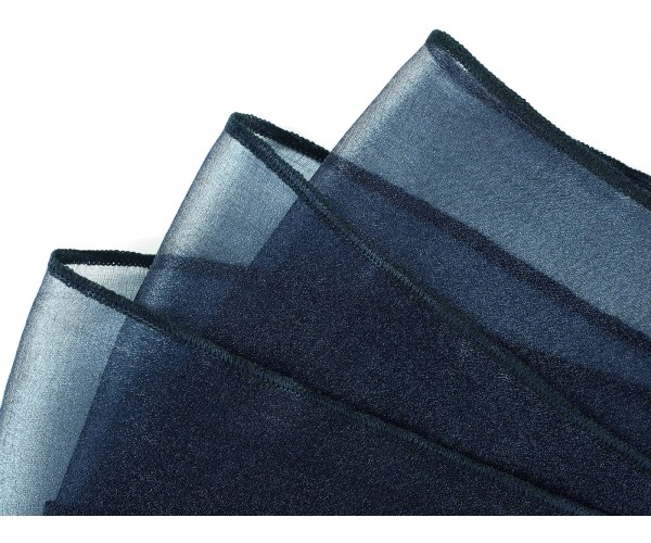 Navy Organza