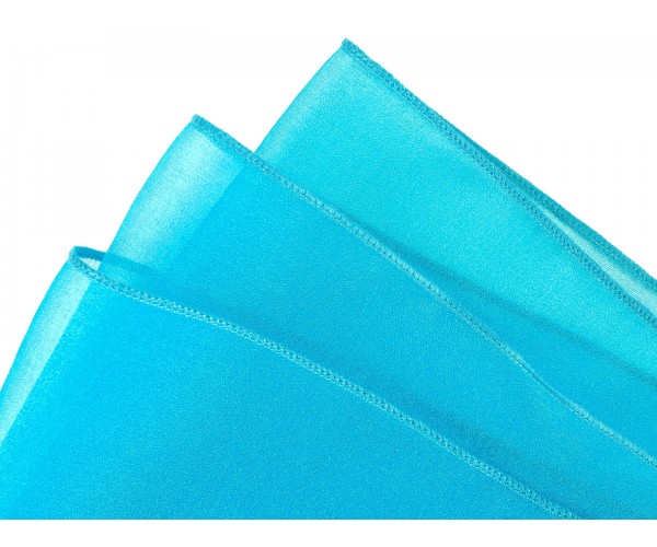 Turquoise Organza