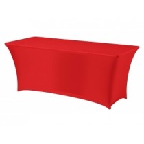 Red Spandex Trestle Tablecloth 