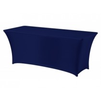 Navy Spandex Trestle Tablecloth 