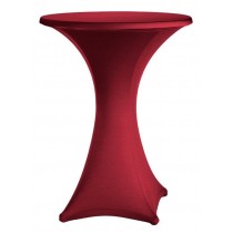 Burgundy Spandex Poseur Tablecloth 