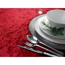 Burgundy Crushed Velvet 