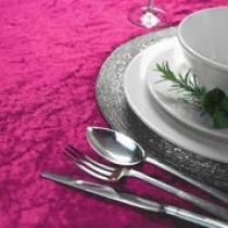 Cerise Crushed Velvet 