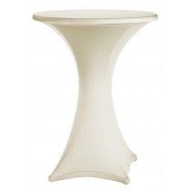 Ivory Spandex Poseur Tablecloth 