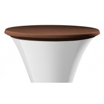 Brown Spandex Table Topper 